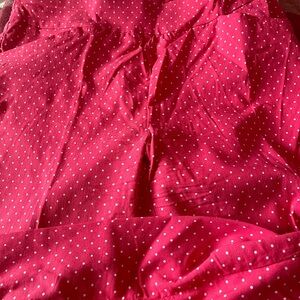 Pink Chico’s Perfect Stretch Polka Dot Ankle Pant